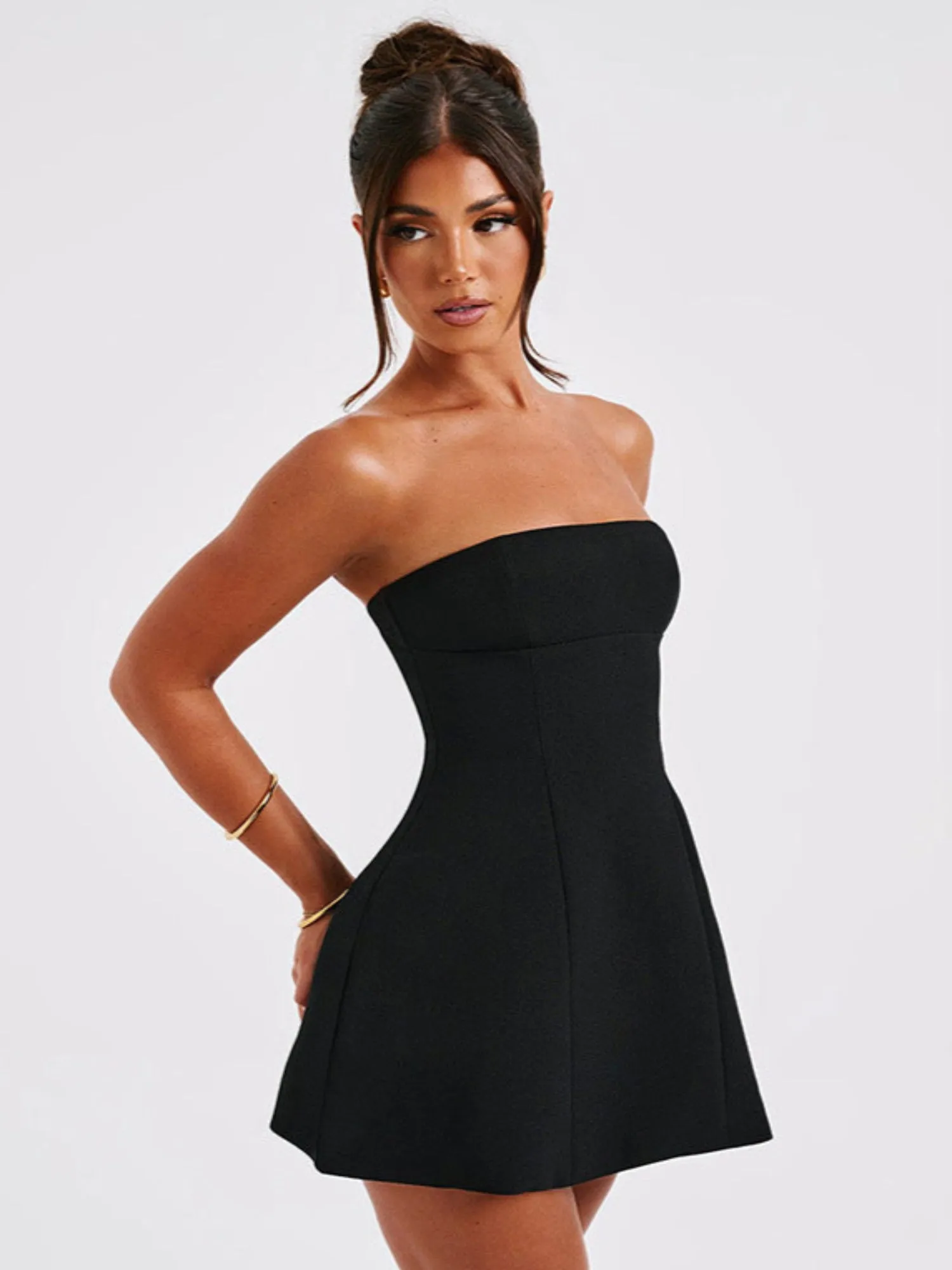 Tube Peplum Dress