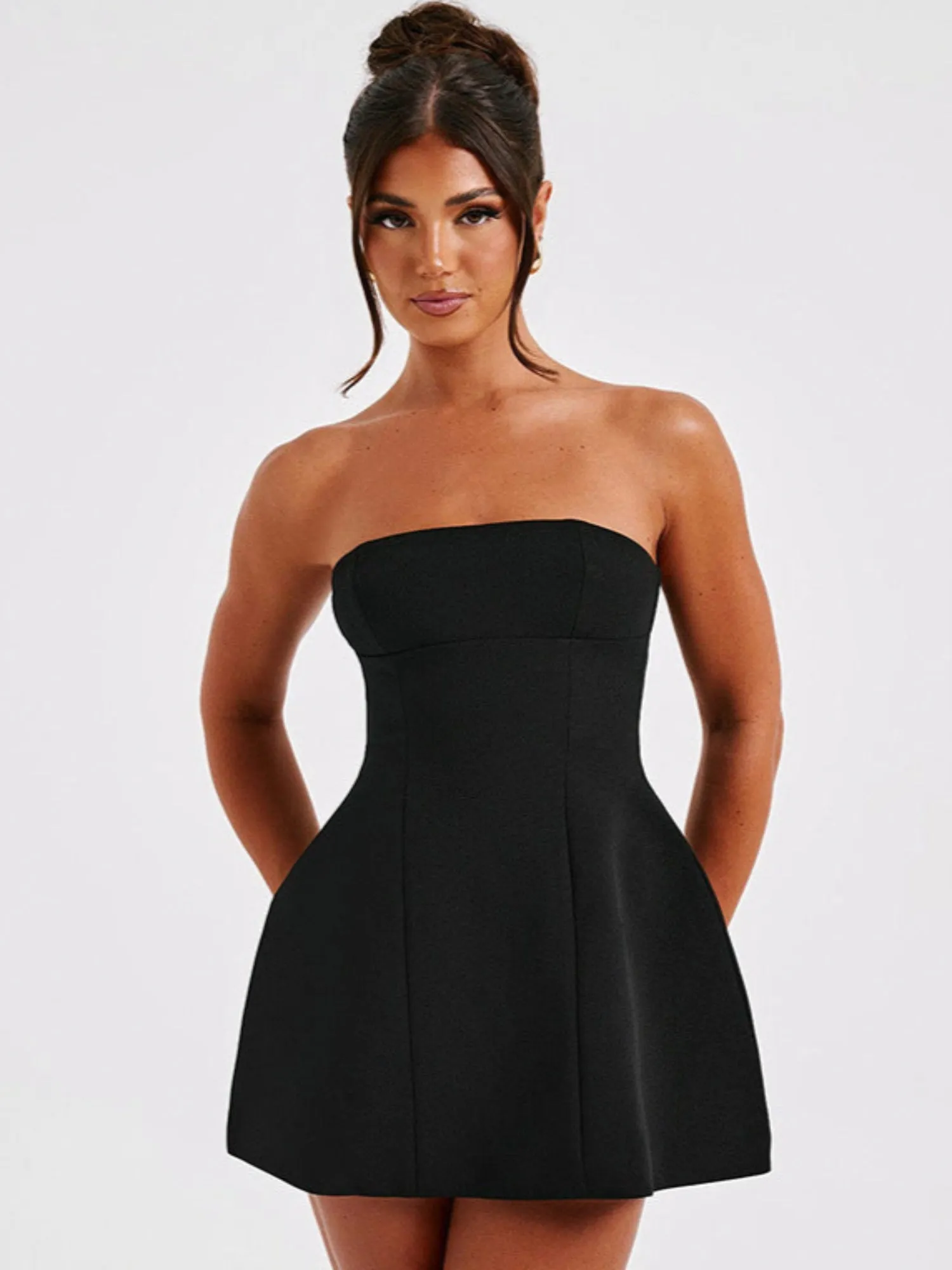 Tube Peplum Dress