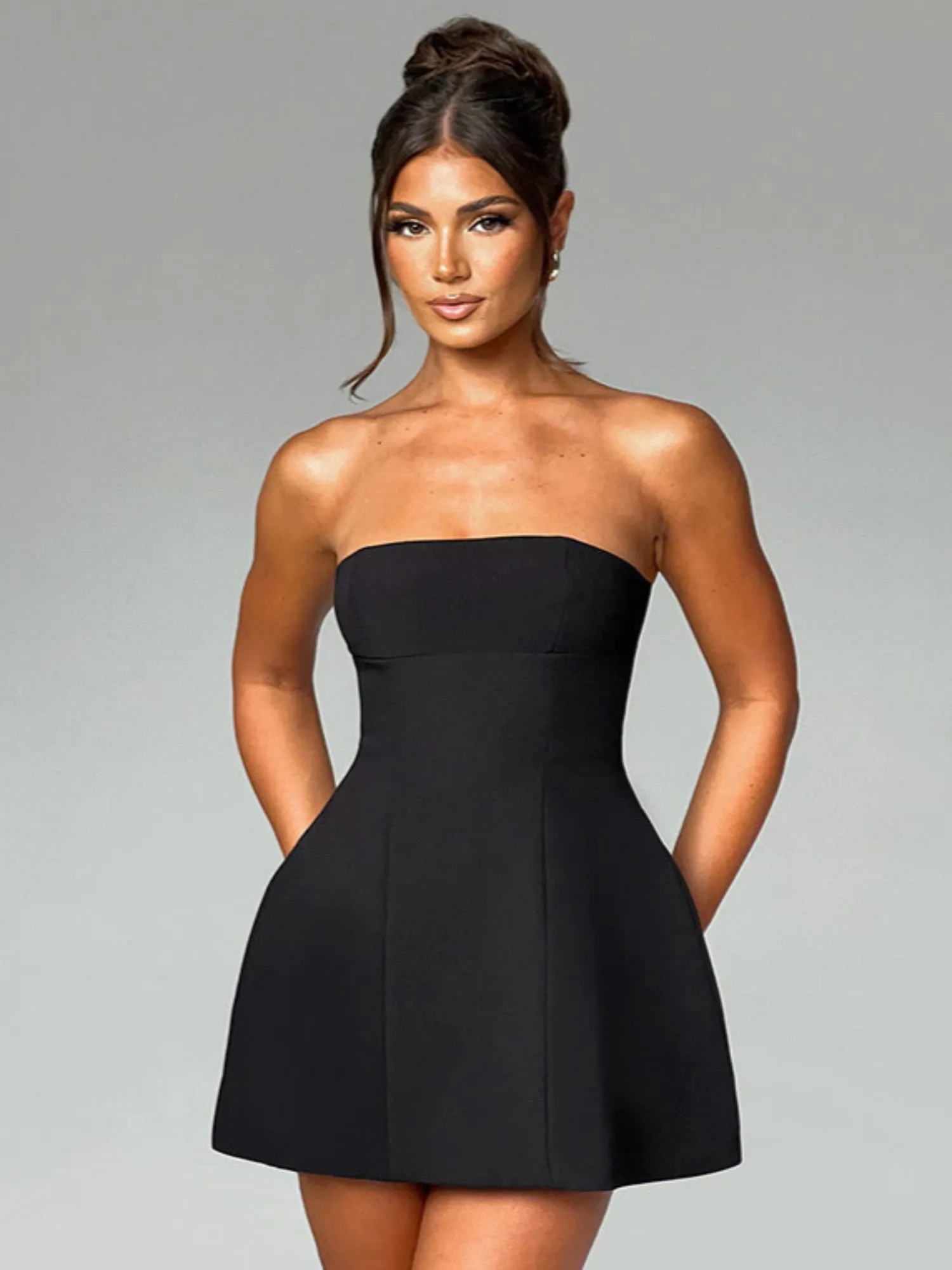 Tube Peplum Dress