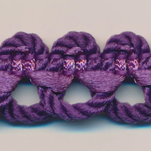 Twist Satin Braid #125 Purple