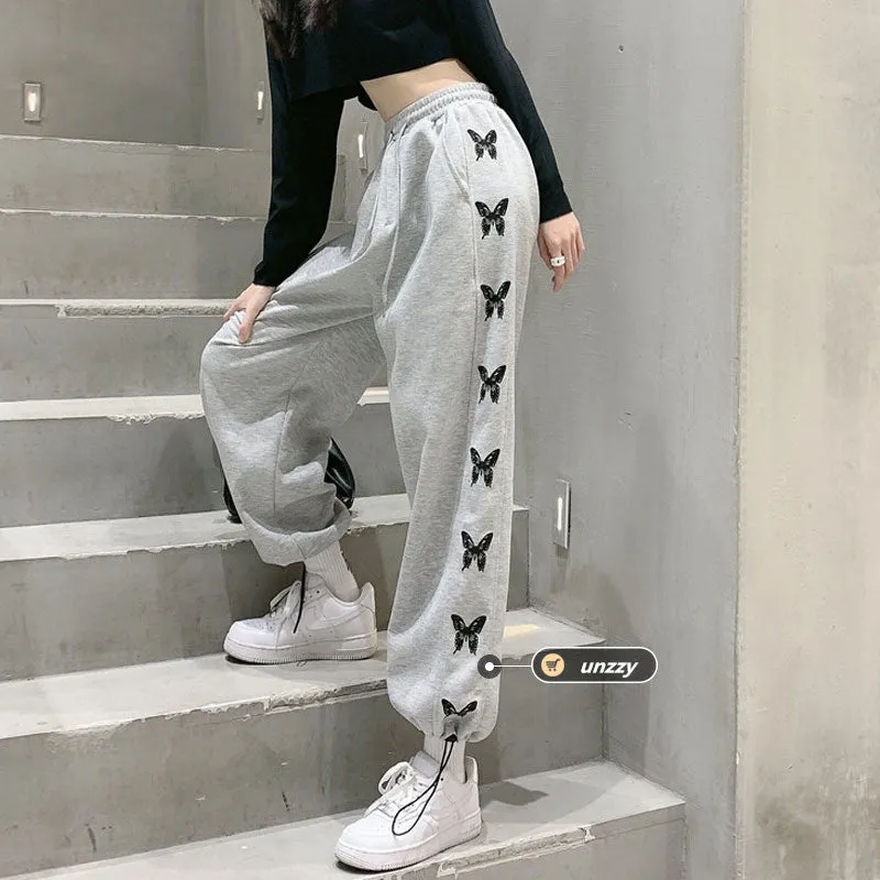 Ulzzang gray pants KF81763