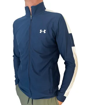 UNDER ARMOUR TWISTER LOGO TRACK JACKET - BLUE