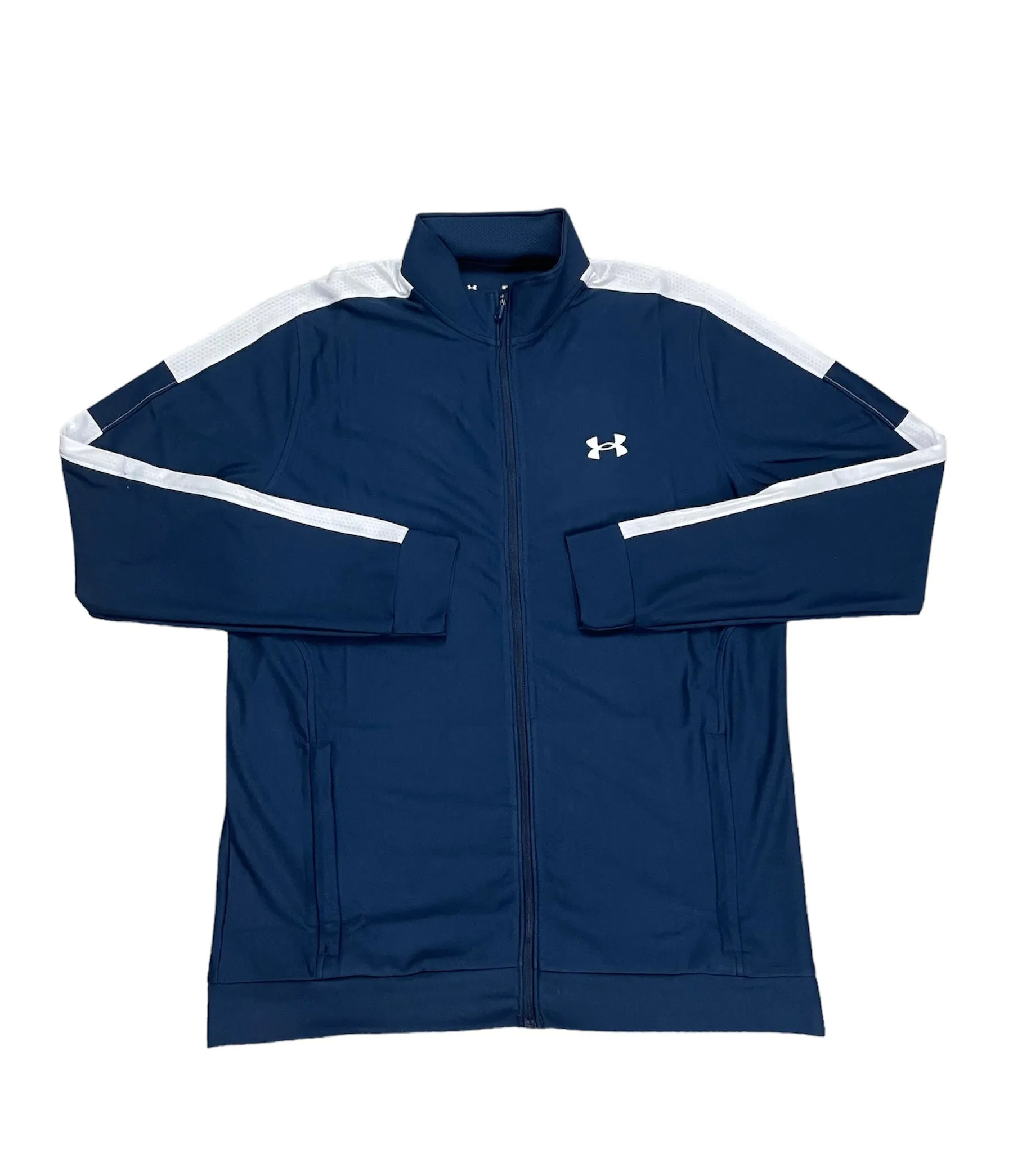 UNDER ARMOUR TWISTER LOGO TRACK JACKET - BLUE
