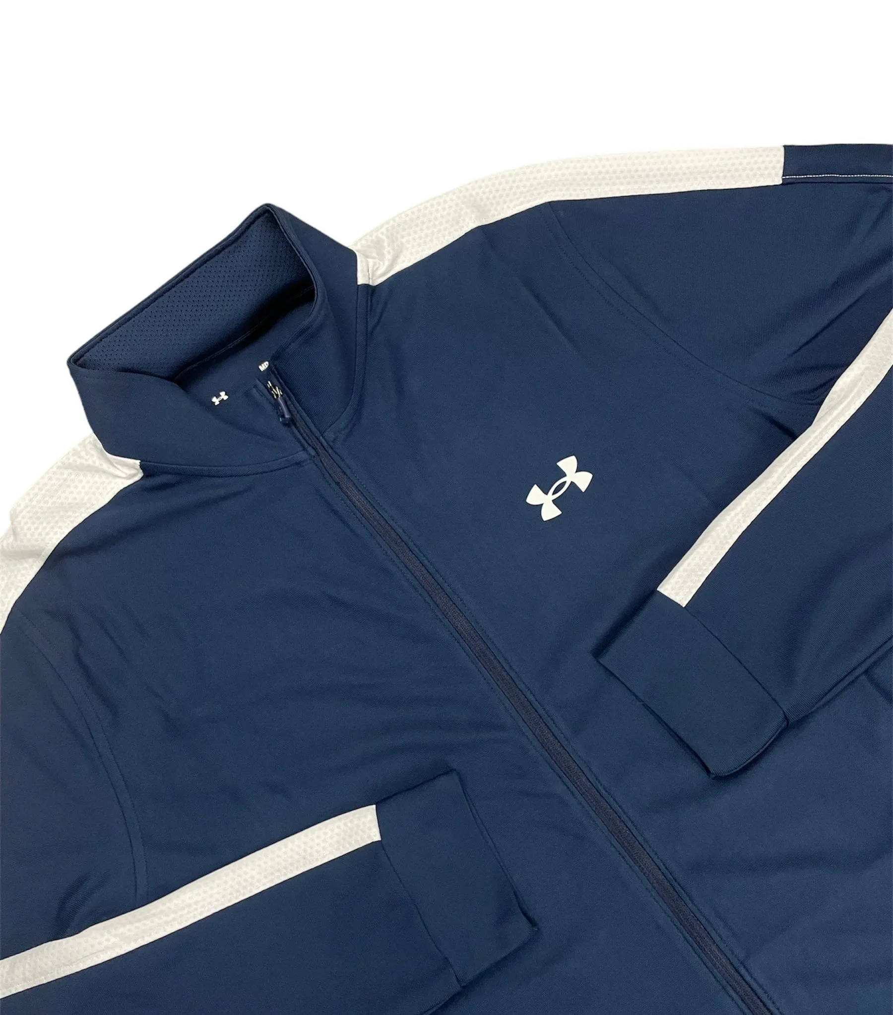 UNDER ARMOUR TWISTER LOGO TRACK JACKET - BLUE
