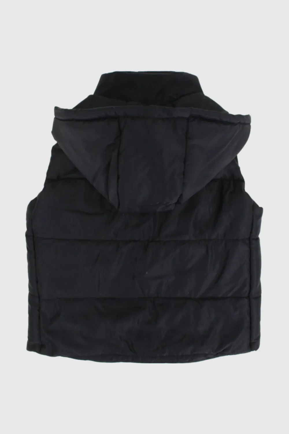 Unisex Black Puffer Vest