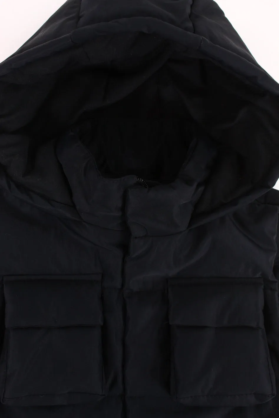 Unisex Black Puffer Vest