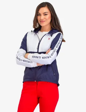 USPA SIDE TAPING HOODED WINDBREAKER