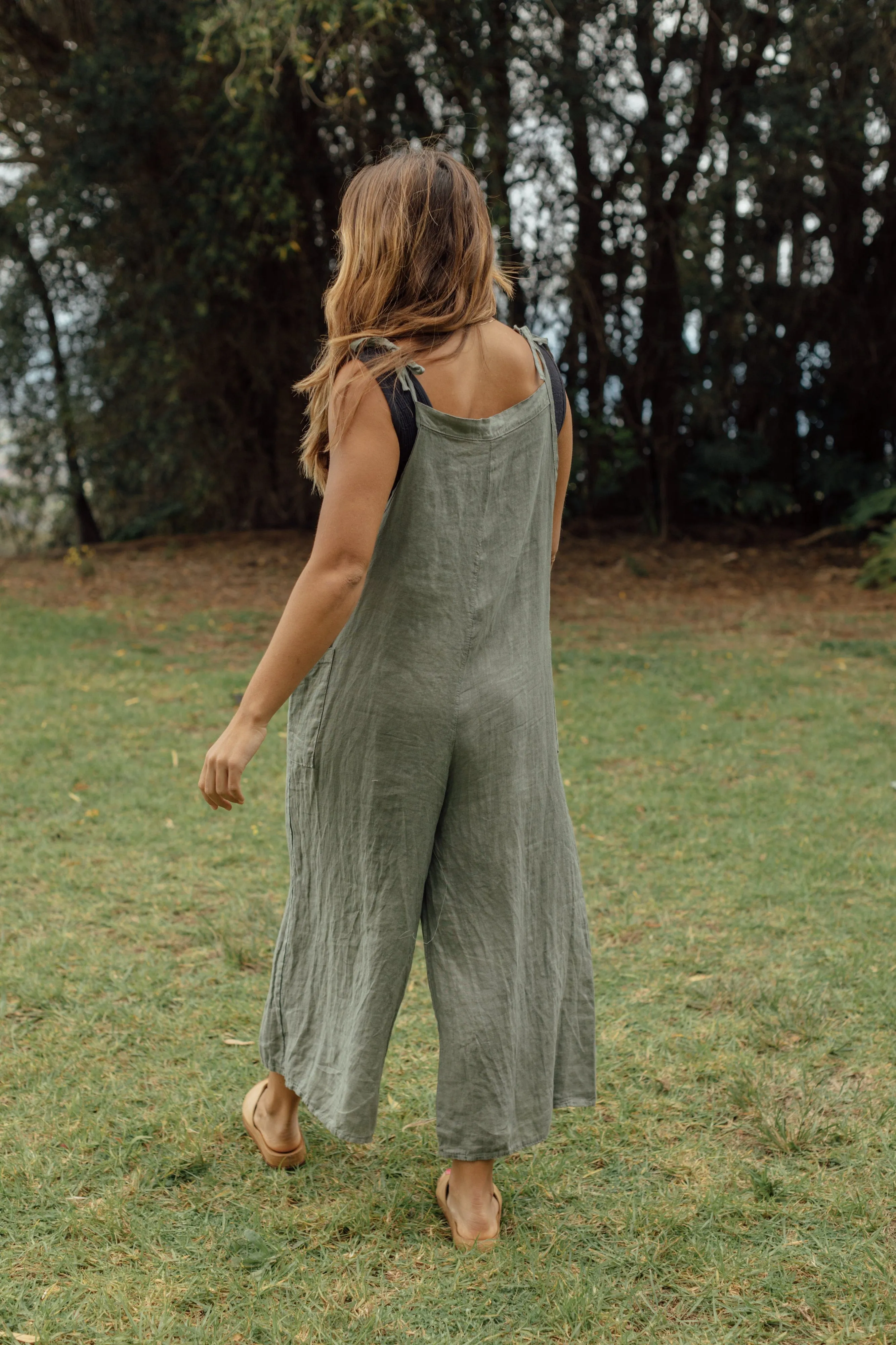 Valencia Overalls - Olive