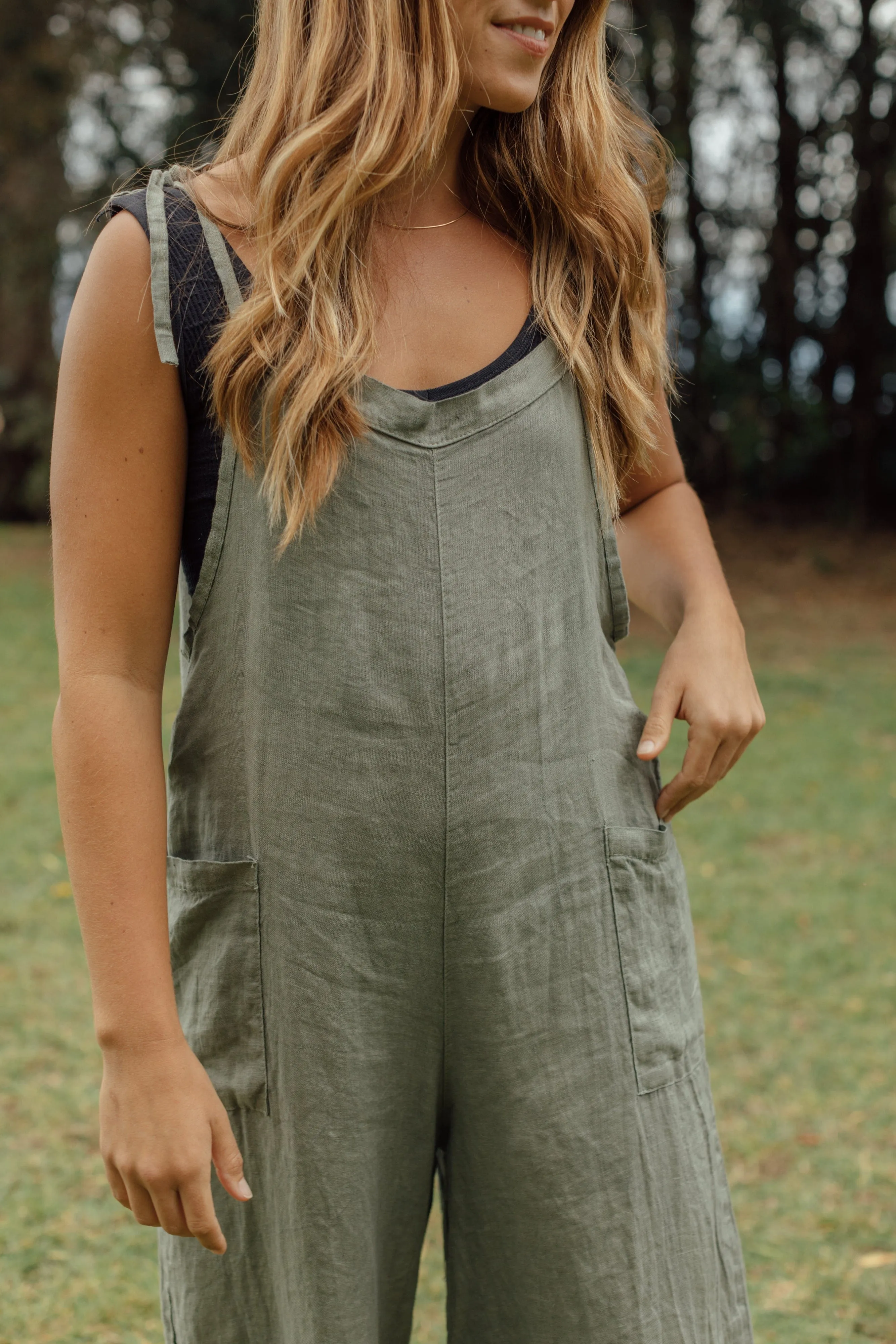 Valencia Overalls - Olive
