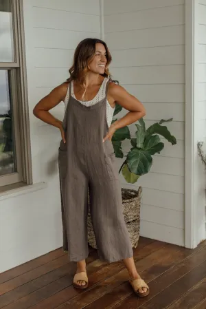 Valencia Overalls - Taupe