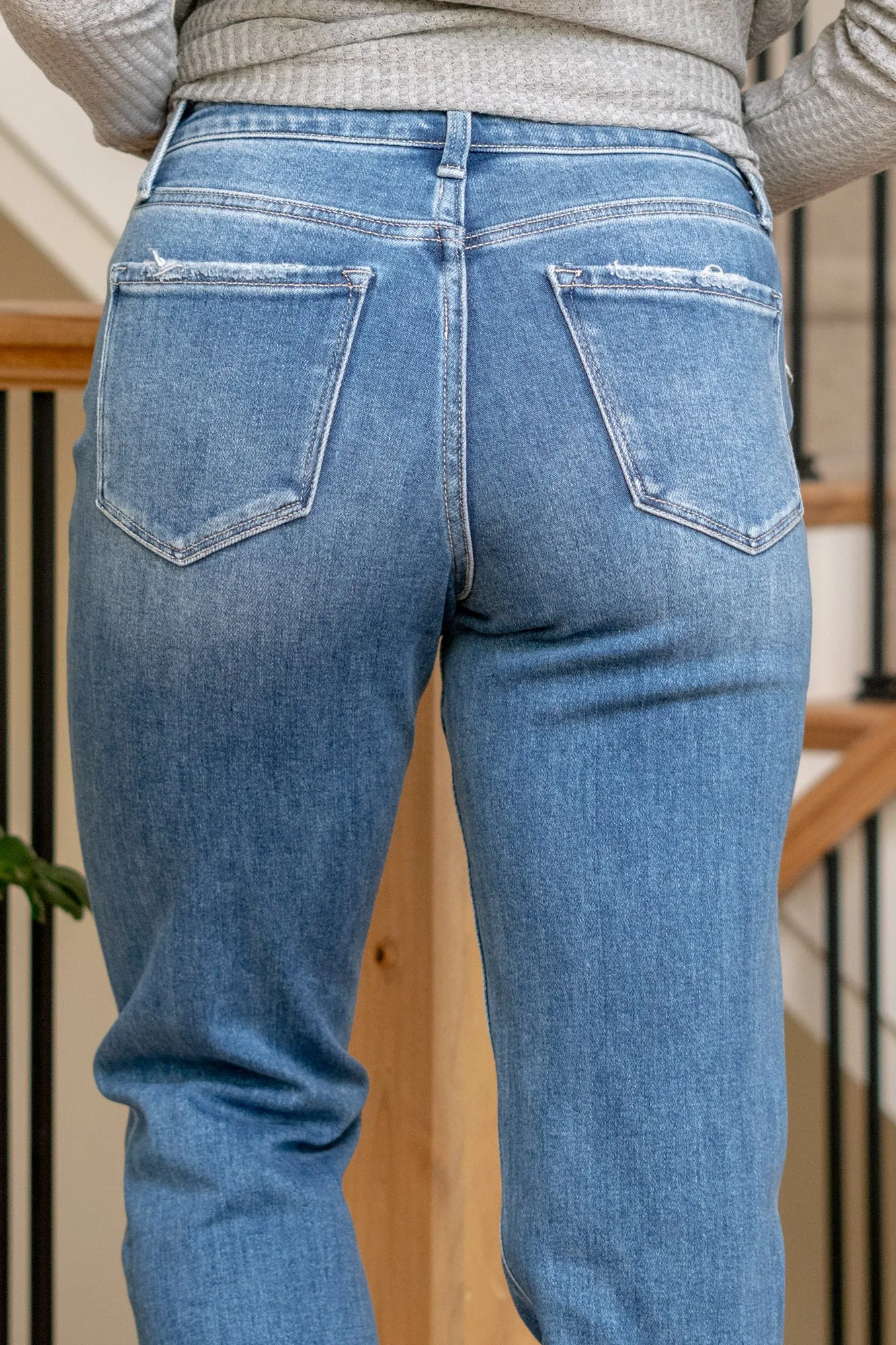 Vandross High Rise Straight Leg