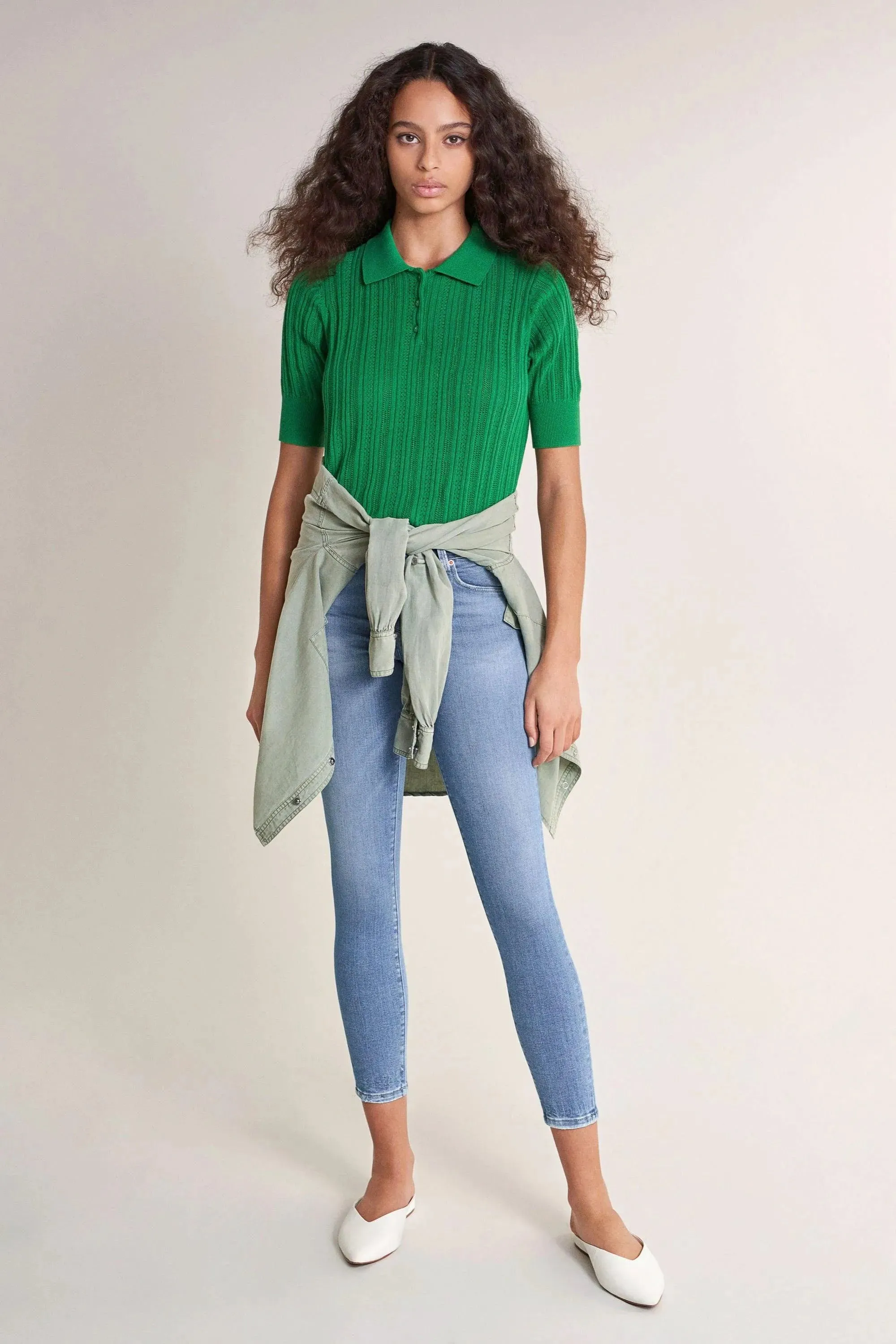 VAQUEROS COLETTE CAPRI DENIM CLARO
