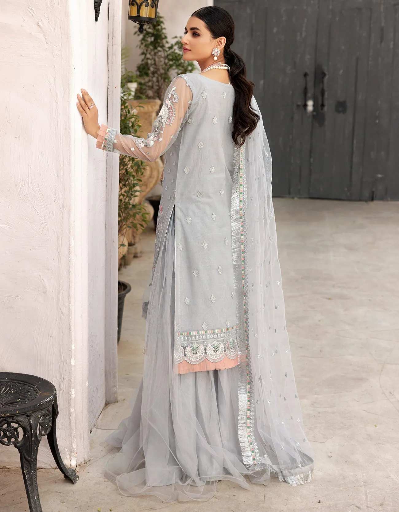 VE 02 |  - Emaan Adeel Value Edition 2022 Vol-01 | Unstitched Embroidered Net Suits