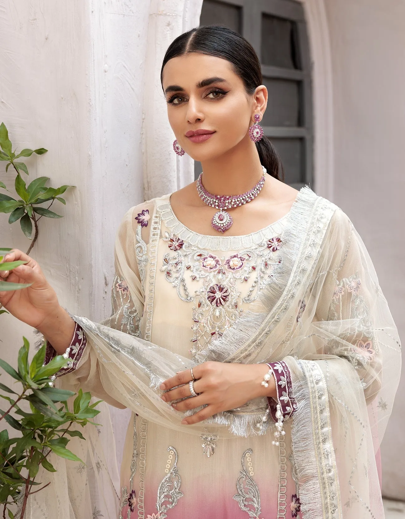 VE 06 |  - Emaan Adeel Value Edition 2022 Vol-01 | Unstitched Embroidered Chiffon Suits