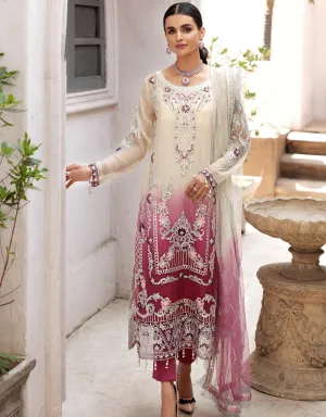VE 06 |  - Emaan Adeel Value Edition 2022 Vol-01 | Unstitched Embroidered Chiffon Suits