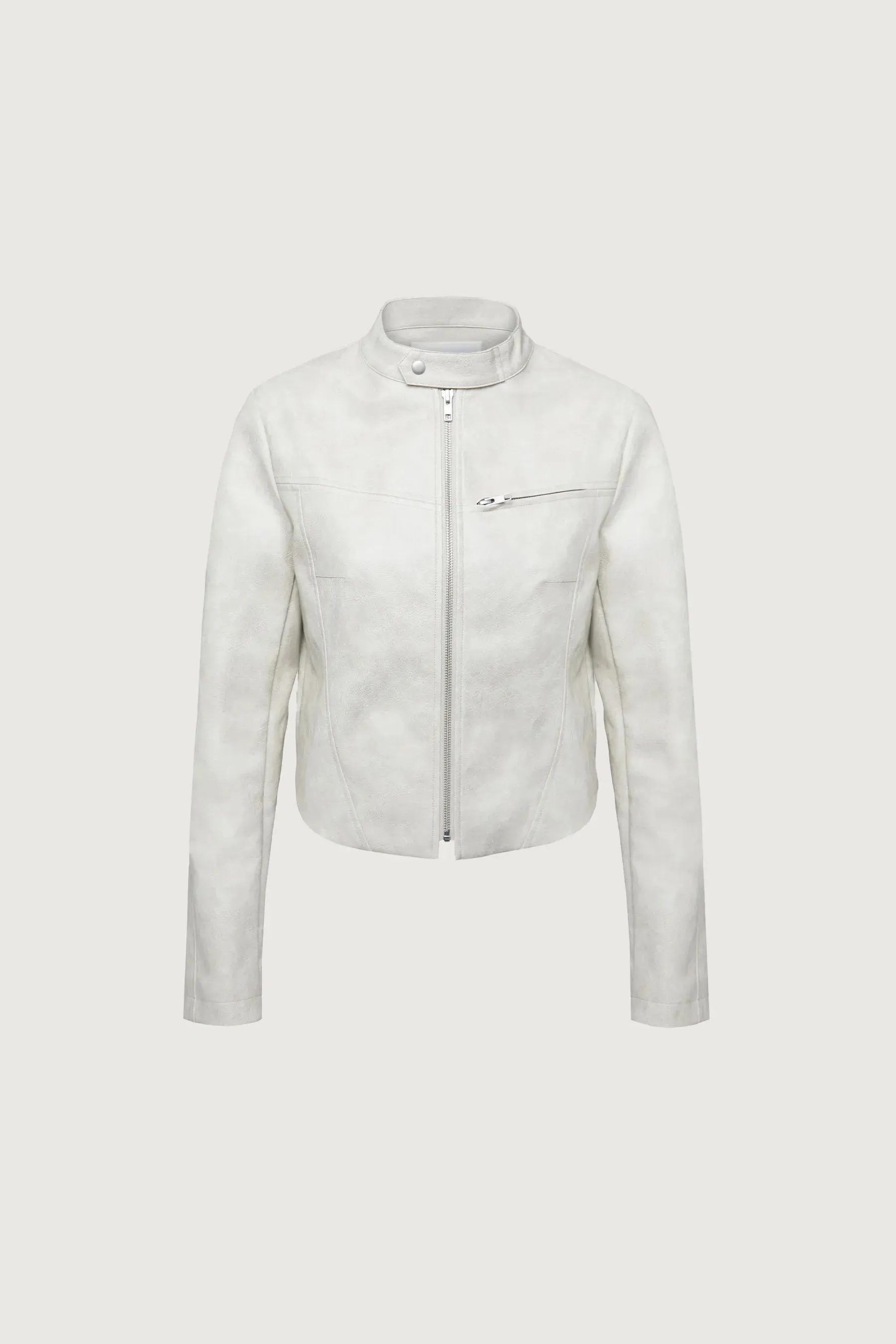 Vegan Leather Moto Jacket
