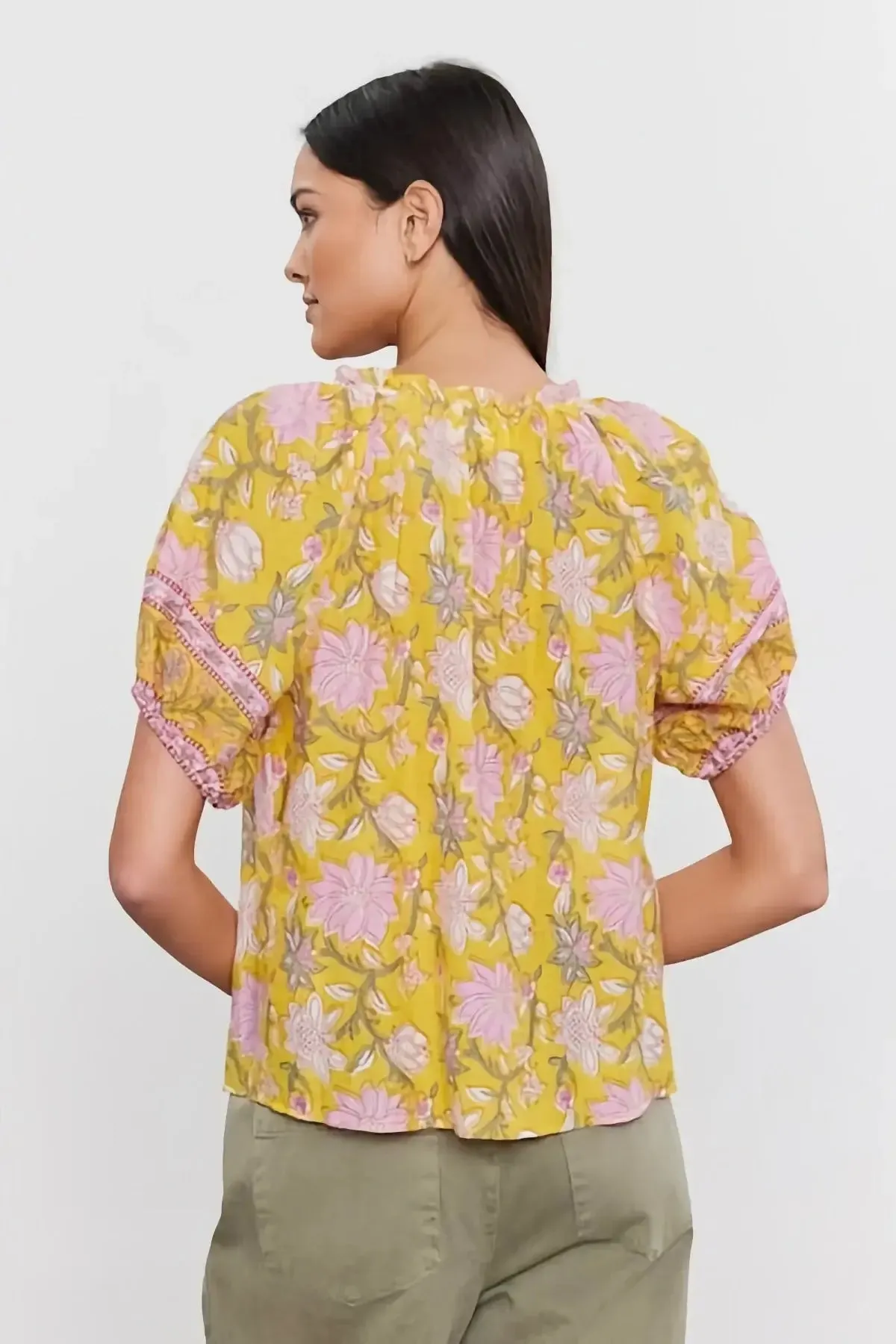 Velvet- Lyra top in sunburst