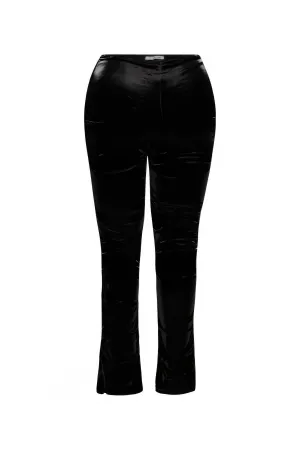 Velvet Pu Ruched Pants