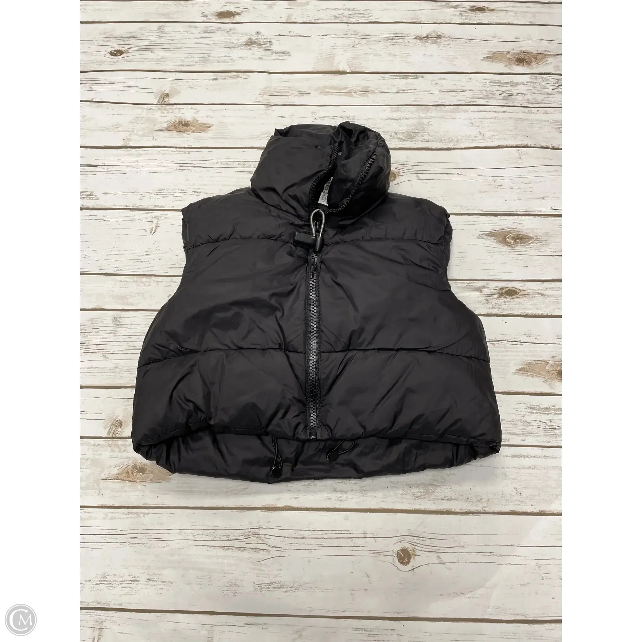 Vest Puffer & Quilted By Cmf In Black, Size: Xs