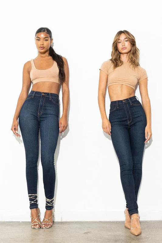 Vibrant M.i.U High Waisted Classic Skinny Jeans