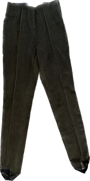 Vintage Boger Wide Wale Cord Stirrup Pants