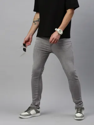 Vintage Gray Skinny Stretchable Jeans