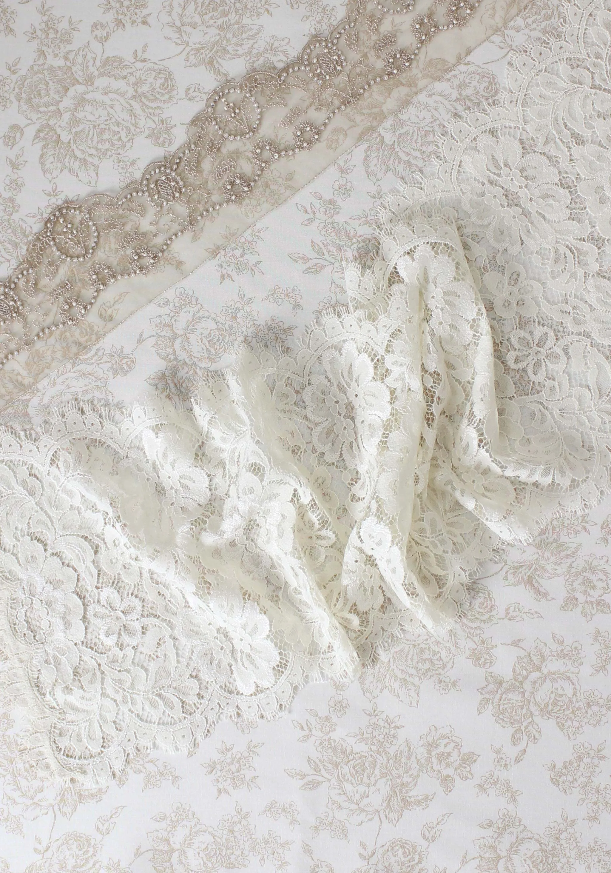 Vintage Rose Cotton Lace