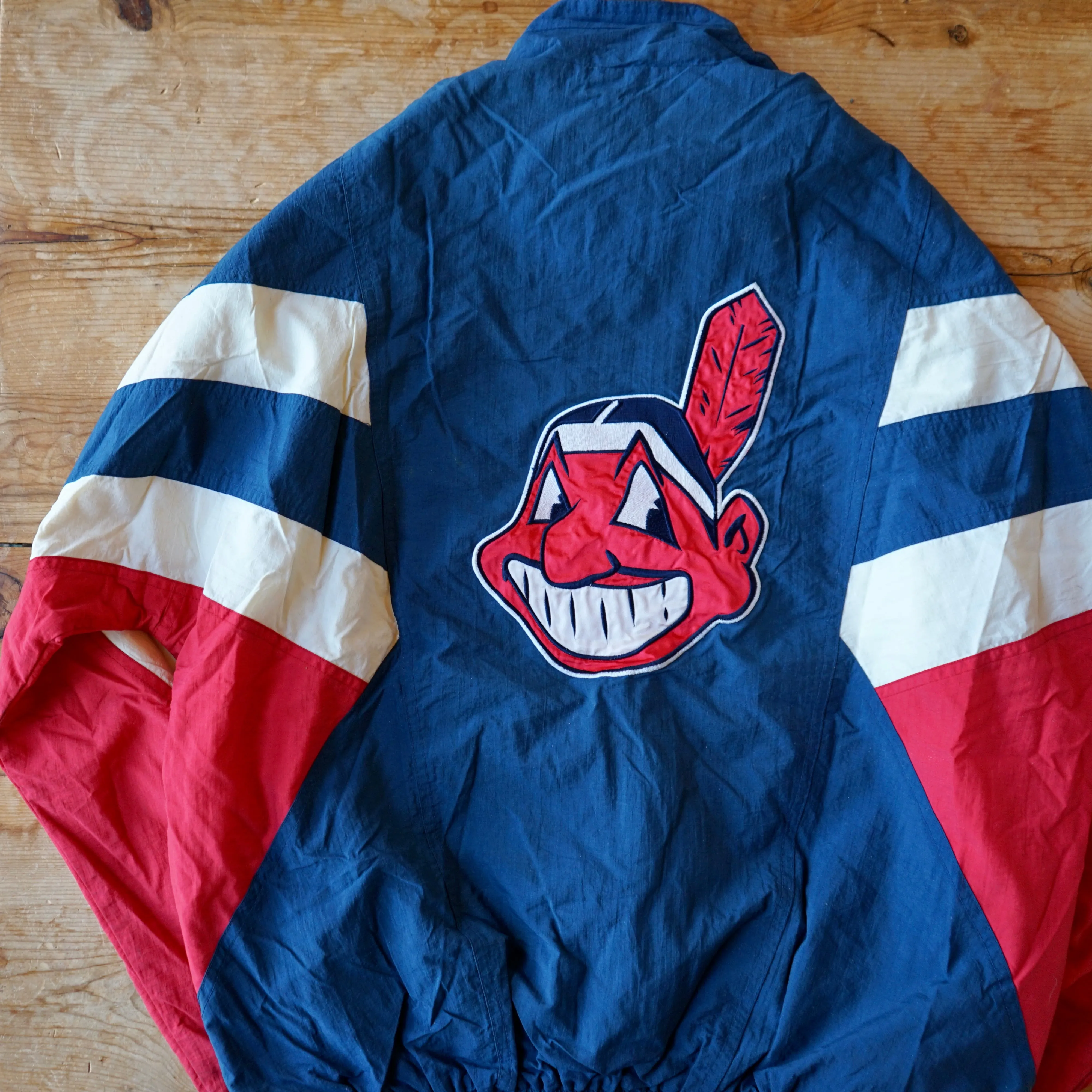Vintage Starter Cleveland Indians Windbreaker Size XL