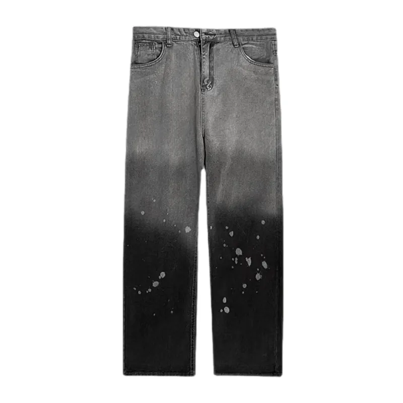 Vintage Street Fading Straight Leg Jeans