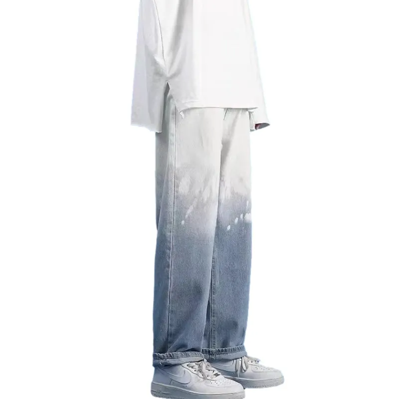 Vintage Street Fading Straight Leg Jeans