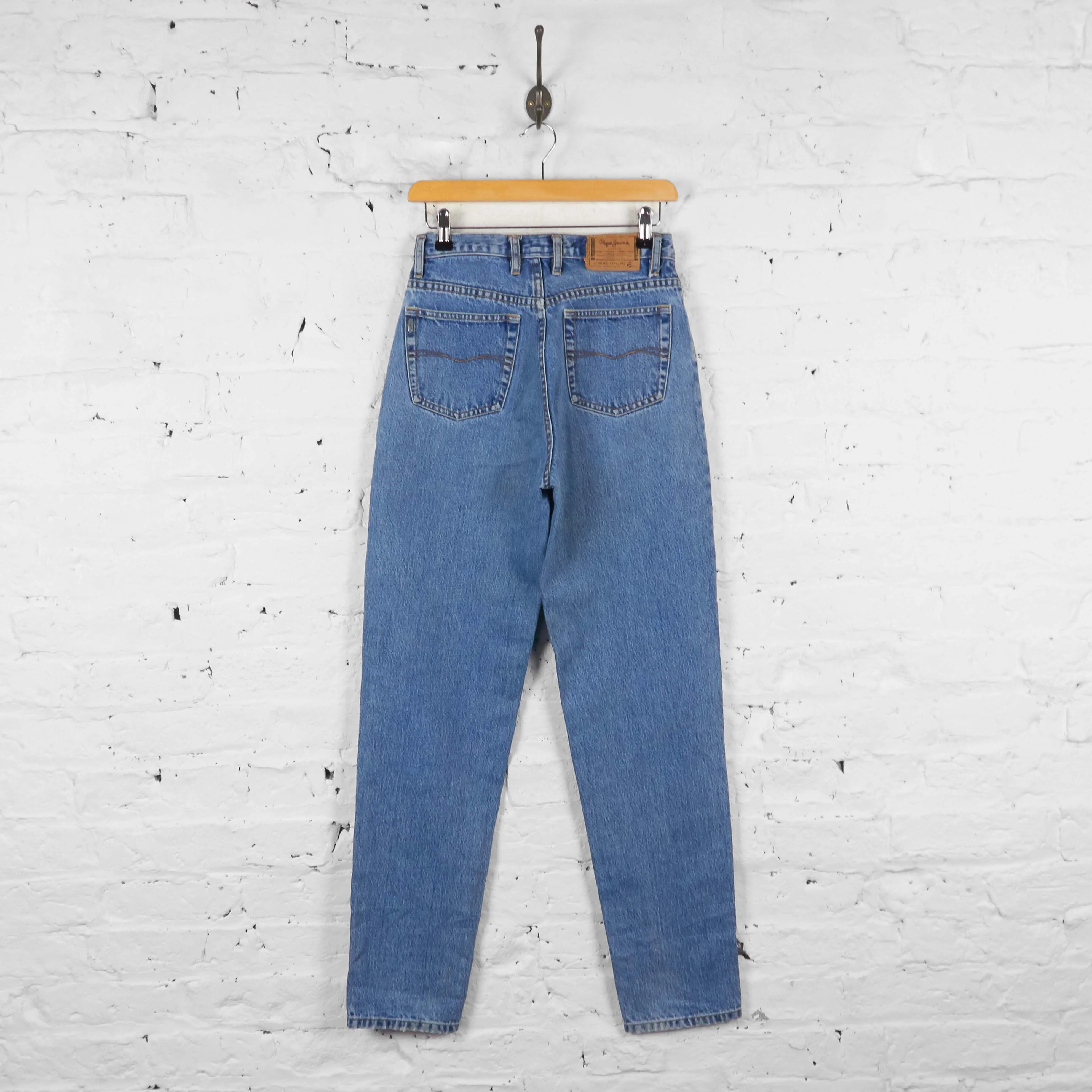 Vintage Women's High Waisted Jeans - Blue - S