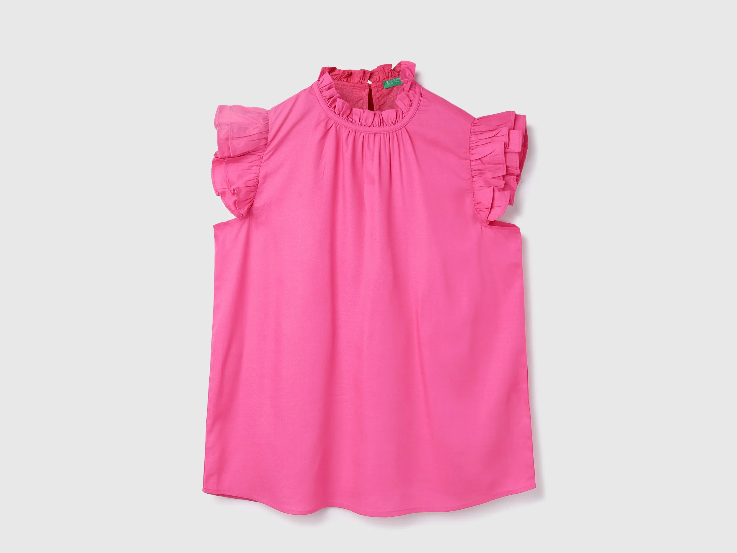Viscose Solid Round Neck Women Tops