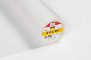 Vlieseline Fusible Interfacing - H410/316 - Medium with Stabilising Threads - White