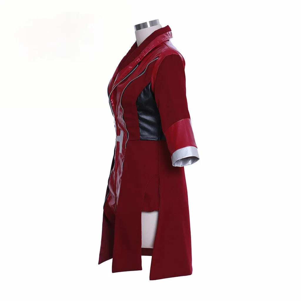 Wanda Maximoff Red Leather Cosplay Jacket Costume