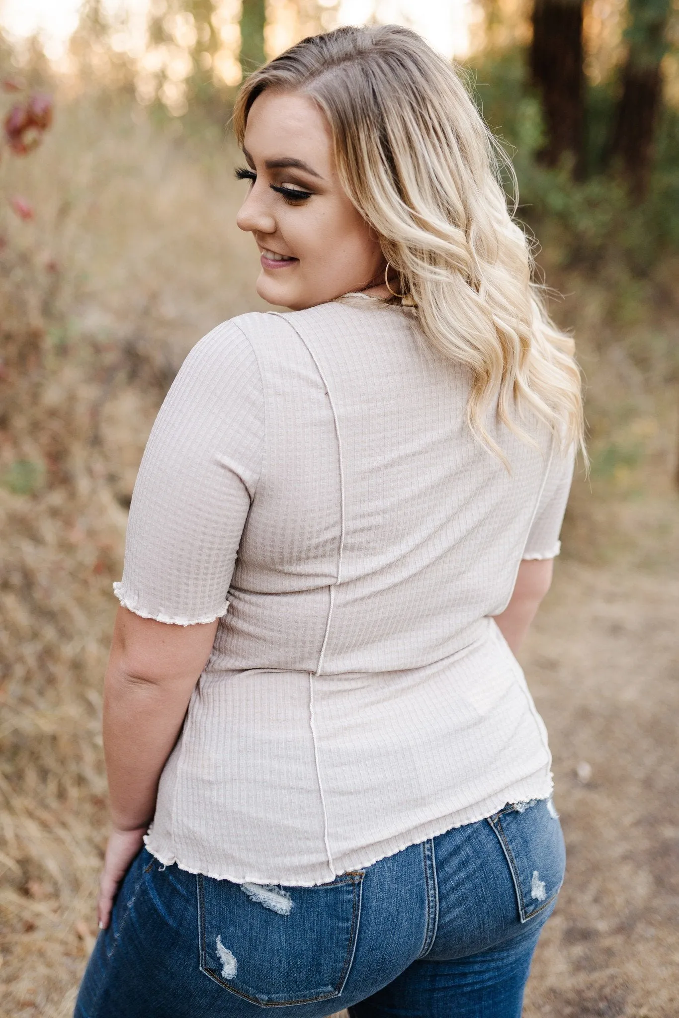 We Never Taupe The Line Top