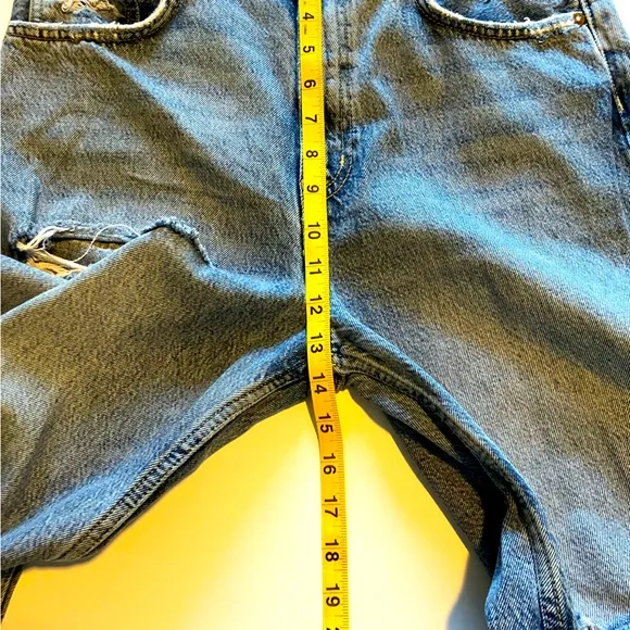 We The Free Lita Light Wash Distressed  High-Waisted Slim-Leg Jeans