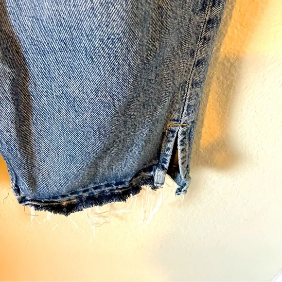 We The Free Lita Light Wash Distressed  High-Waisted Slim-Leg Jeans