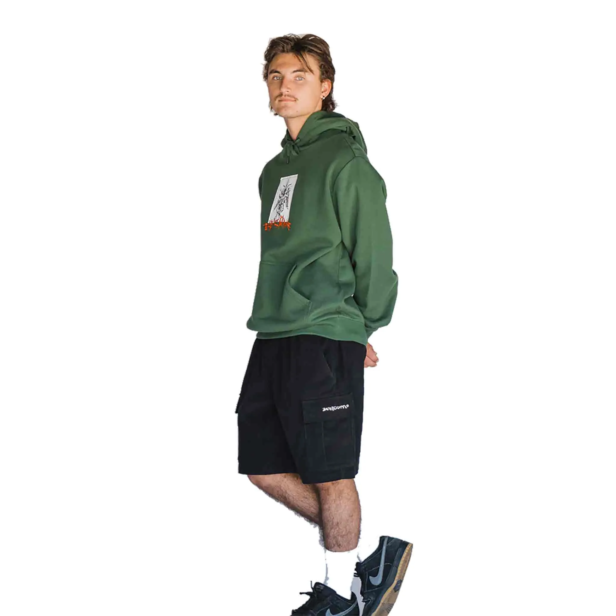 Welcome Chamber Corduroy Short Black
