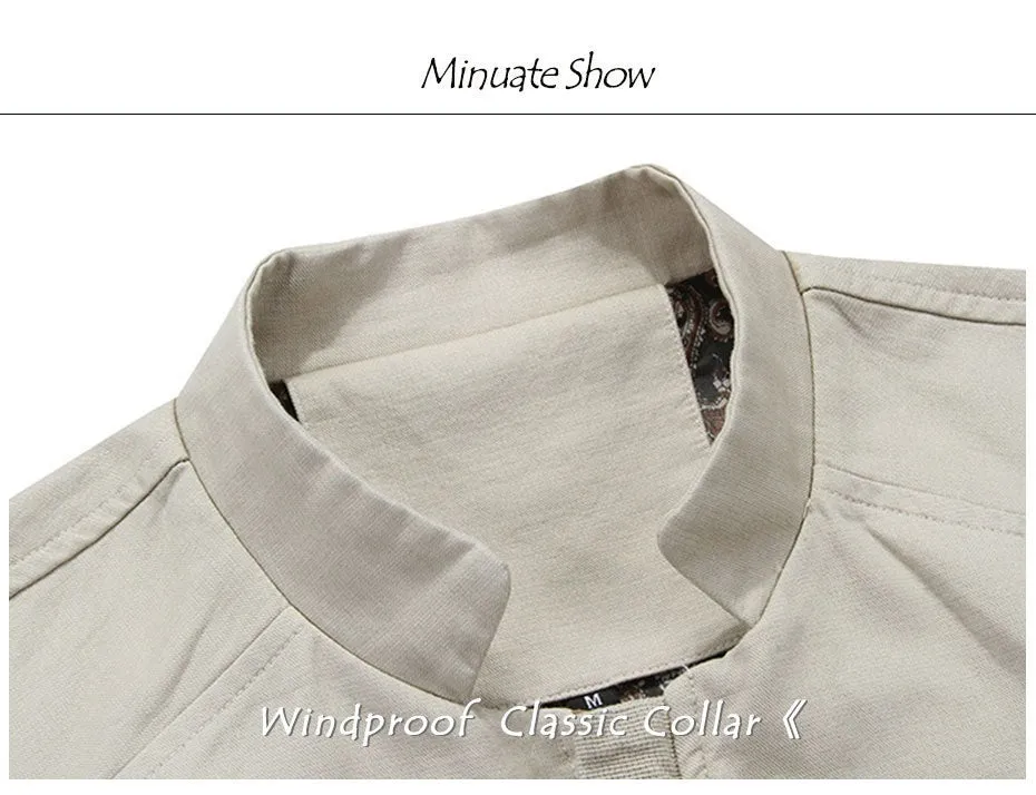 West Louis™ Autumn Washed Windbreak Jacket