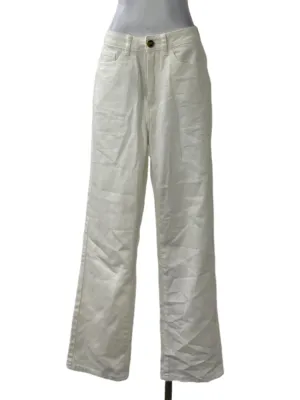 White High Waisted Jeans
