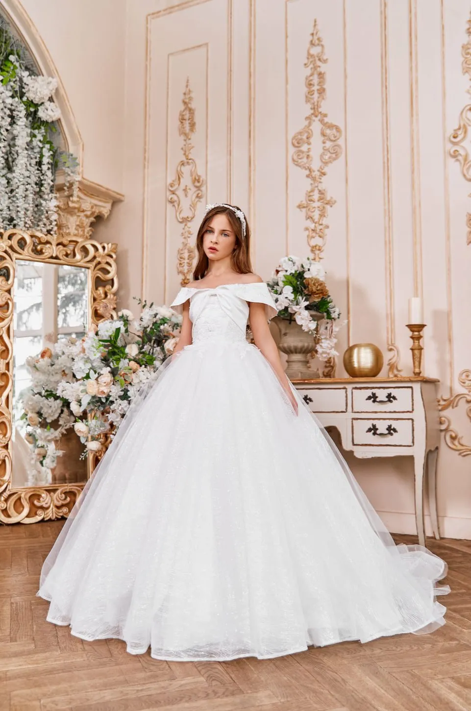 White Off the Shoulder Dress for Formal Event