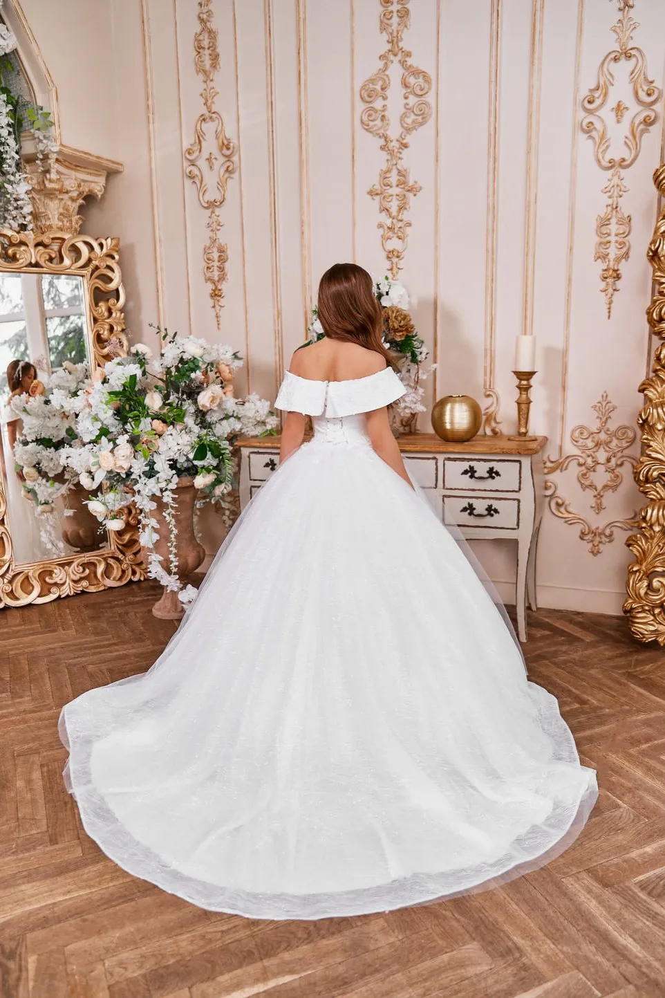 White Off the Shoulder Dress for Formal Event