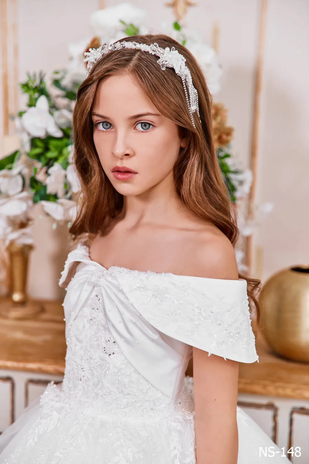White Off the Shoulder Dress for Formal Event