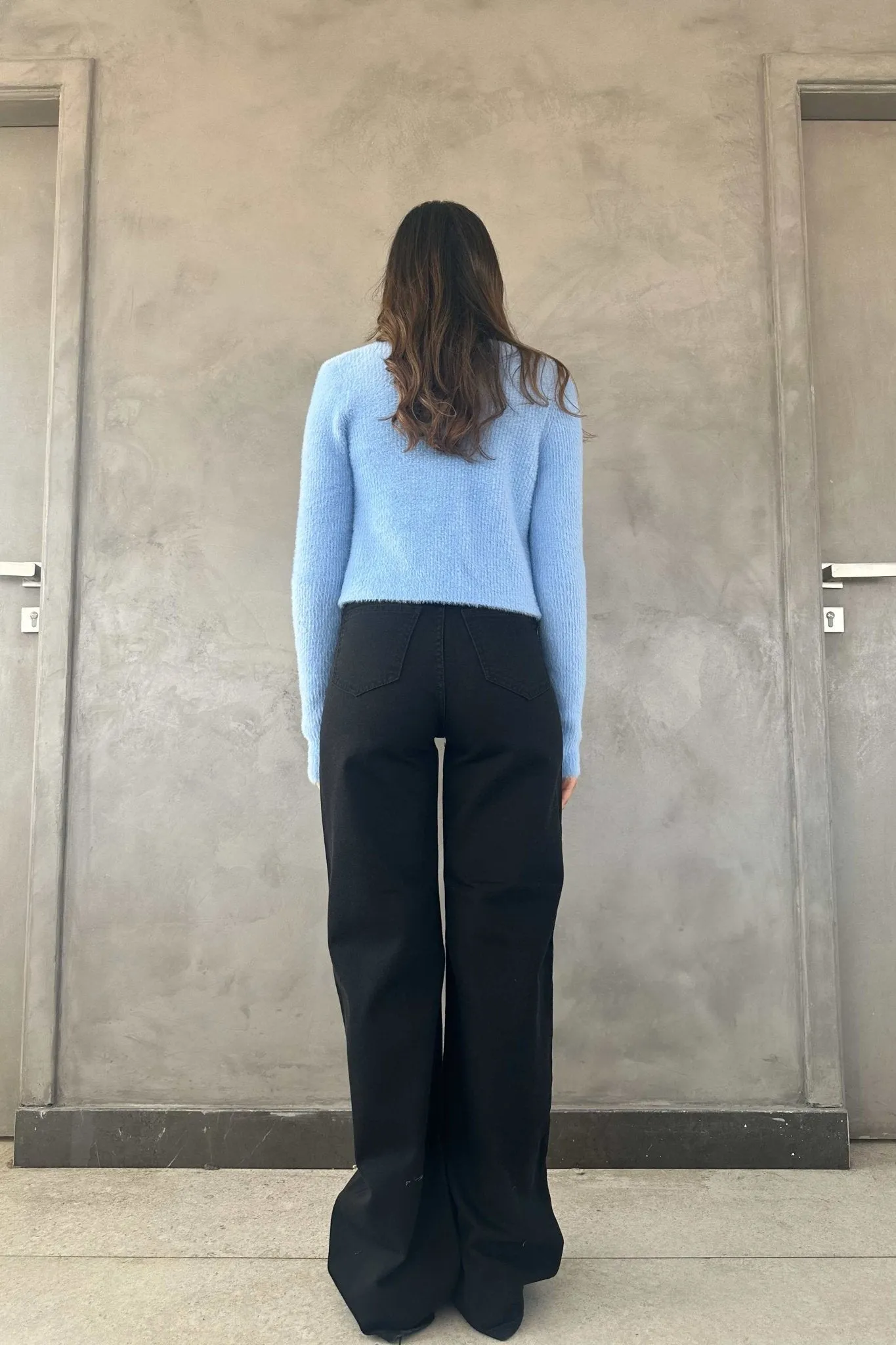 Wide Leg - High-Waist Black.