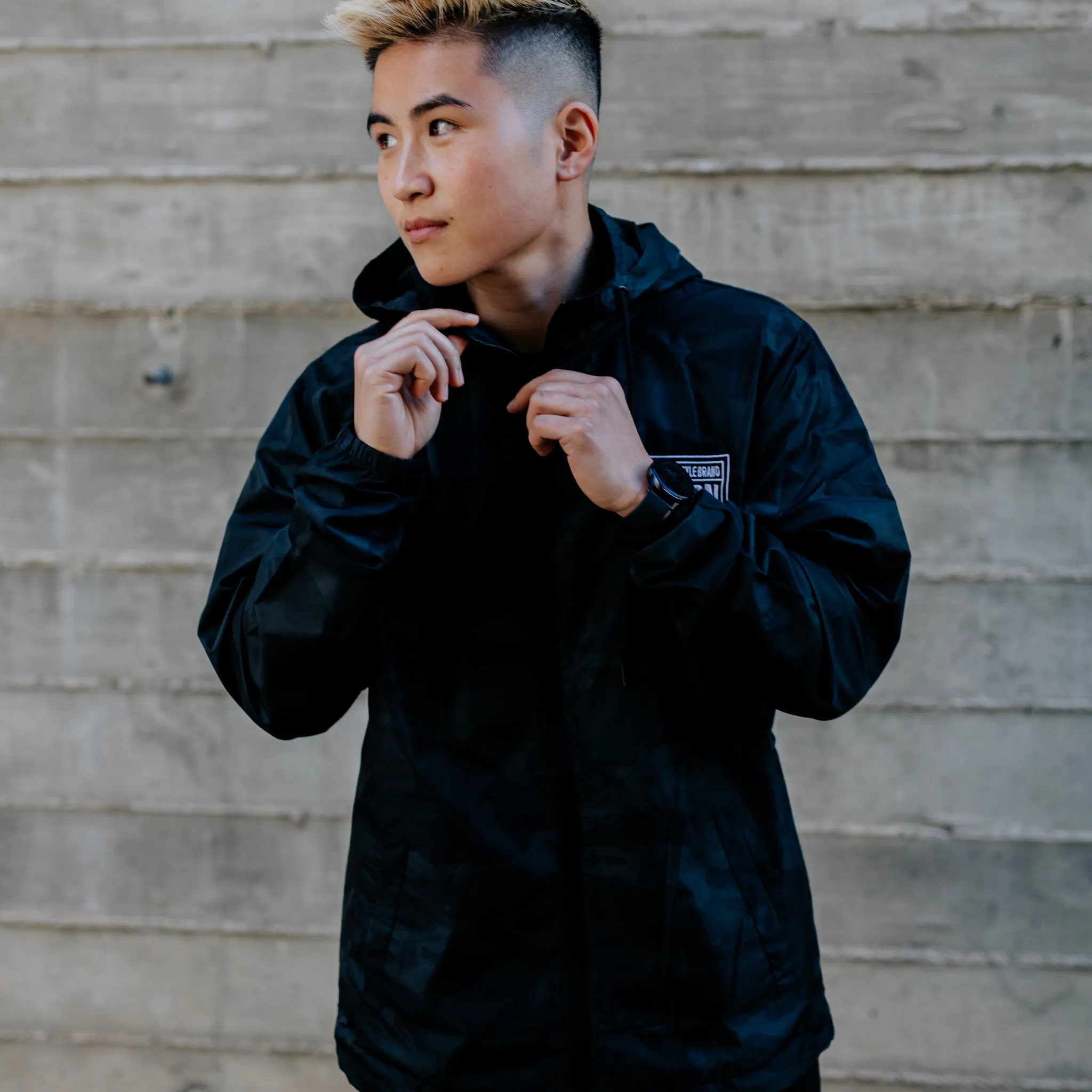 Windbreaker "Black Camo"