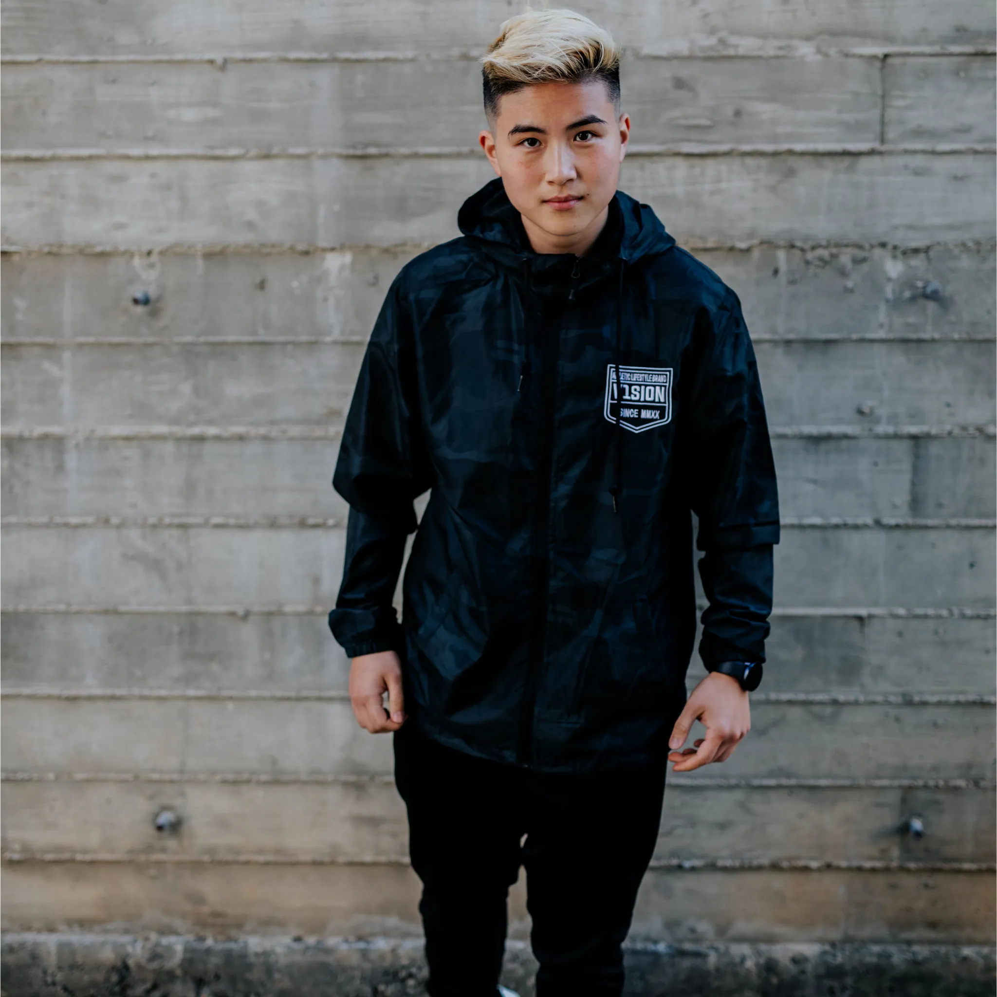 Windbreaker "Black Camo"