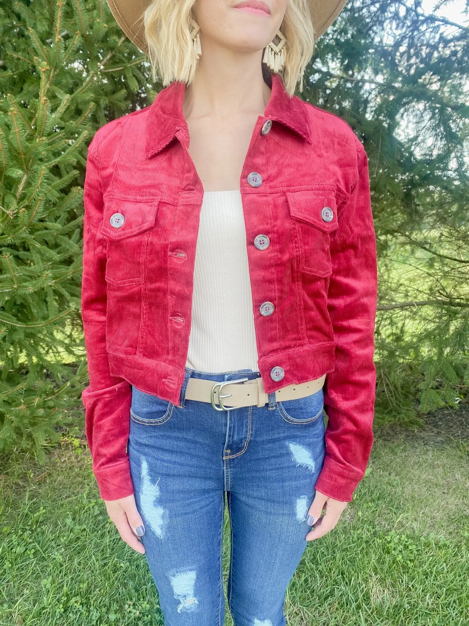 Wine Not Corduroy Jacket
