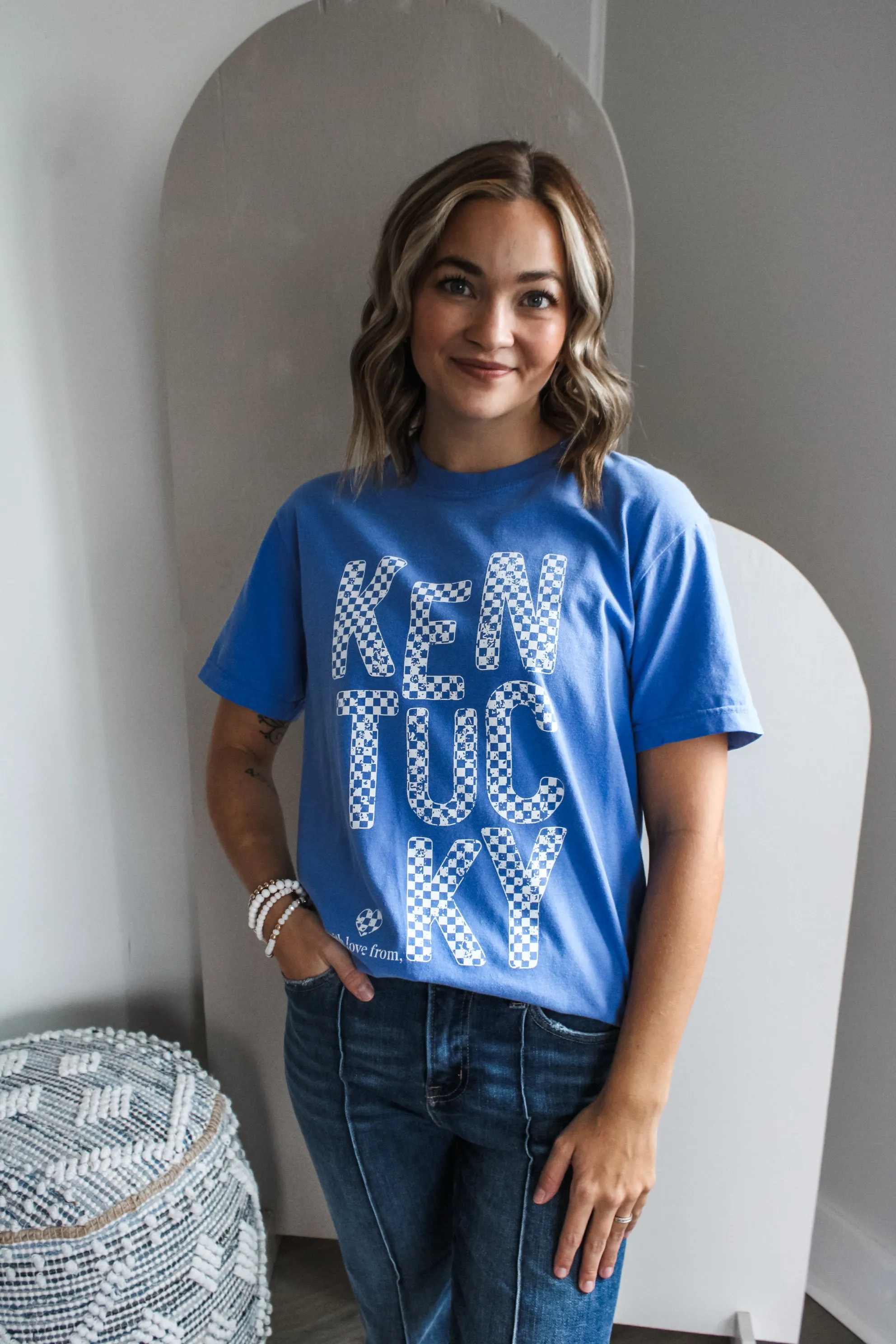 With Love From Kentucky Graphic Tee • Blue