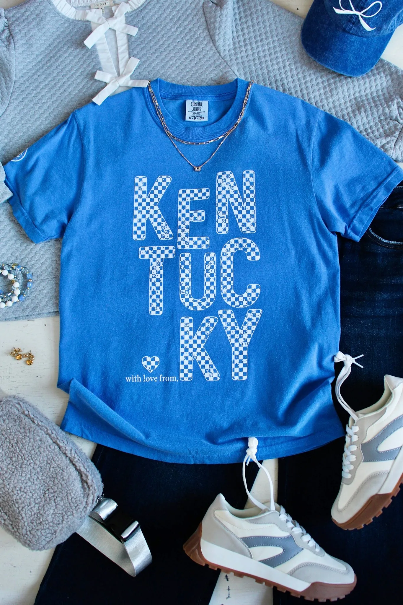 With Love From Kentucky Graphic Tee • Blue
