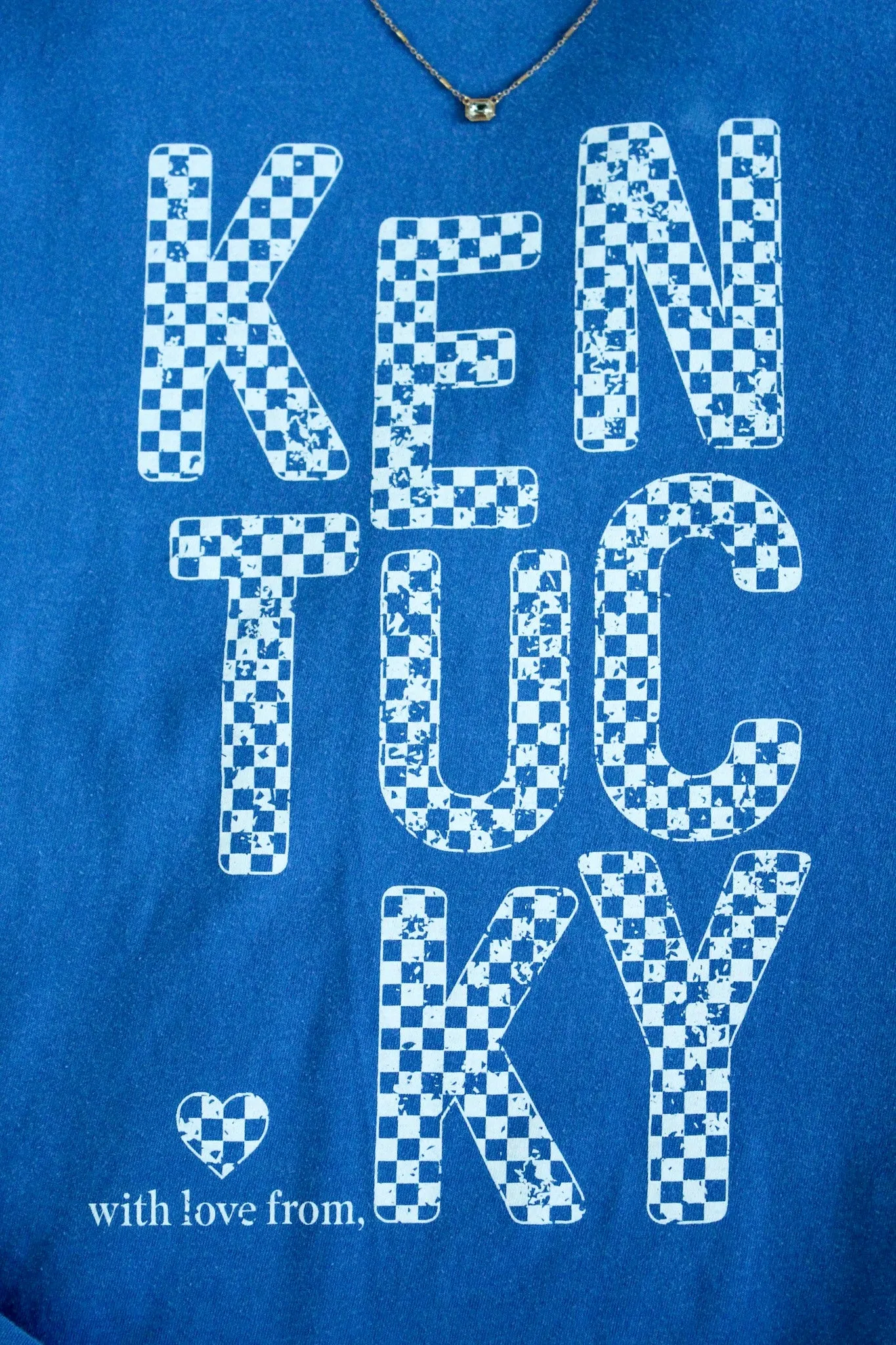 With Love From Kentucky Graphic Tee • Blue